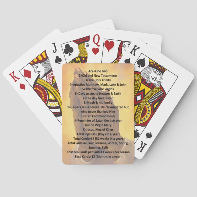 The Prayer Deck Playing Cards (Back)