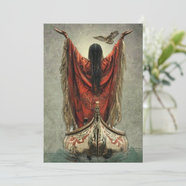 The Prayer - Greeting Card (Standing Front)