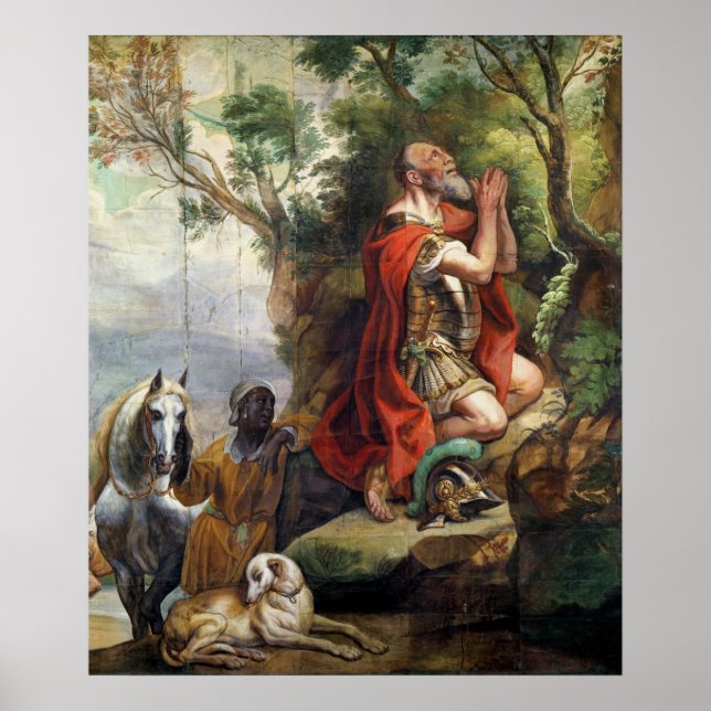 The Prayer of Gideon, cartoon for a tapestry Poster (Front)