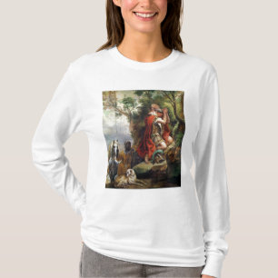 The Prayer of Gideon, cartoon for a tapestry T-Shirt