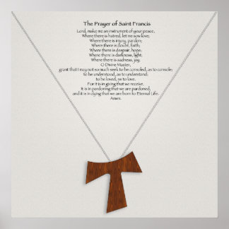 The Prayer of Saint Francis Poster