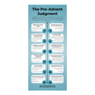 The Pre-Advent Judgment Rack Card