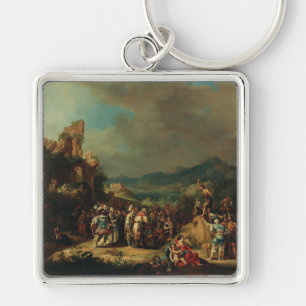 The Preaching of John the Baptist by Bartholomeus Key Ring