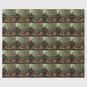 The Preaching of John the Baptist by Bartholomeus Wrapping Paper