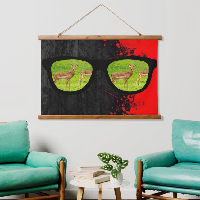 The predatory Tiger of the Gazelle Hanging Tapestry (Living Room)