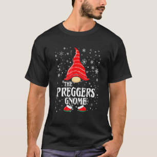 The Preggers Gnome Matching Family Group Christmas T-Shirt