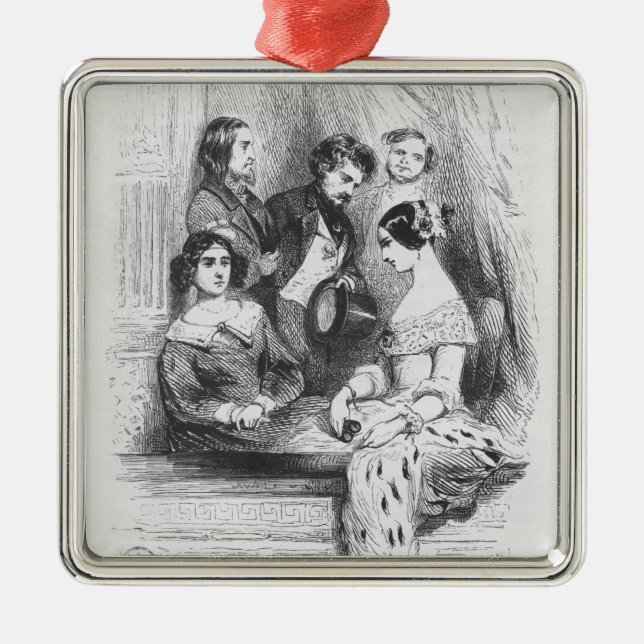 The Premiers Gentilhommes theatre box Metal Ornament (Front)