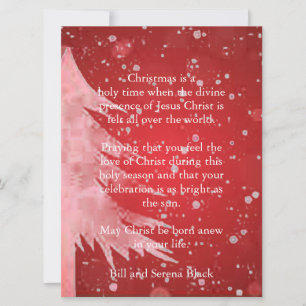 The Presence of Jesus Flat Holiday Card