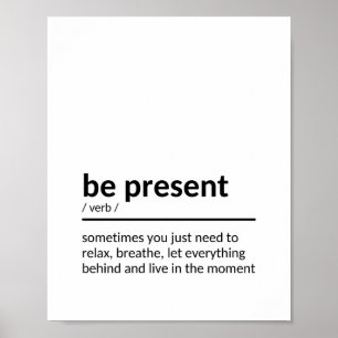THE PRESENT MOMENT POSTER