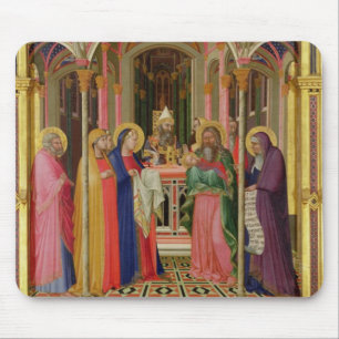 The Presentation in the Temple, 1342 (tempera on p Mouse Pad