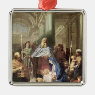 The Presentation in the Temple, 1692 Metal Ornament