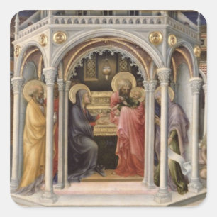 The Presentation in the Temple 2 Square Sticker