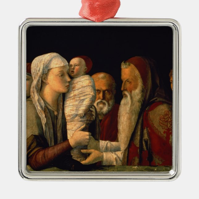 The Presentation of Jesus in the Temple Metal Ornament (Front)