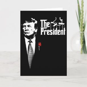 The President Donald Trump Movie Poster Trending M Card