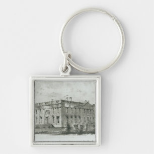 The President's House After its Destruction Key Ring
