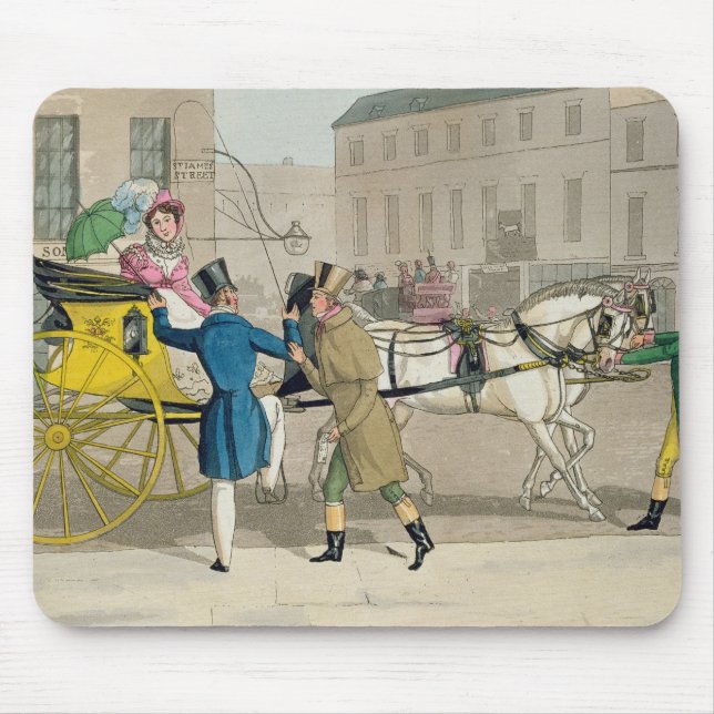 The Pressing Invitation, from 'Fashionable Bores, Mouse Pad (Front)