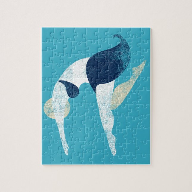 The Prettiest Belly Flop Jigsaw Puzzle (Vertical)