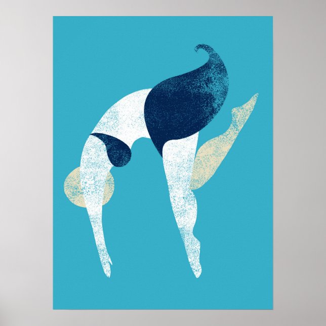 The Prettiest Belly Flop Poster Wall Art (Front)