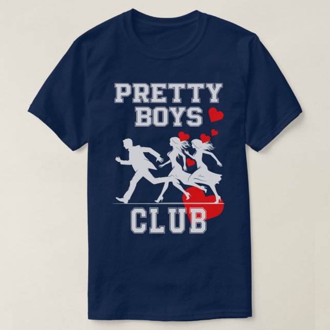 The Pretty Boys Club How to Use Humour and Charm t T-Shirt (Design Front)