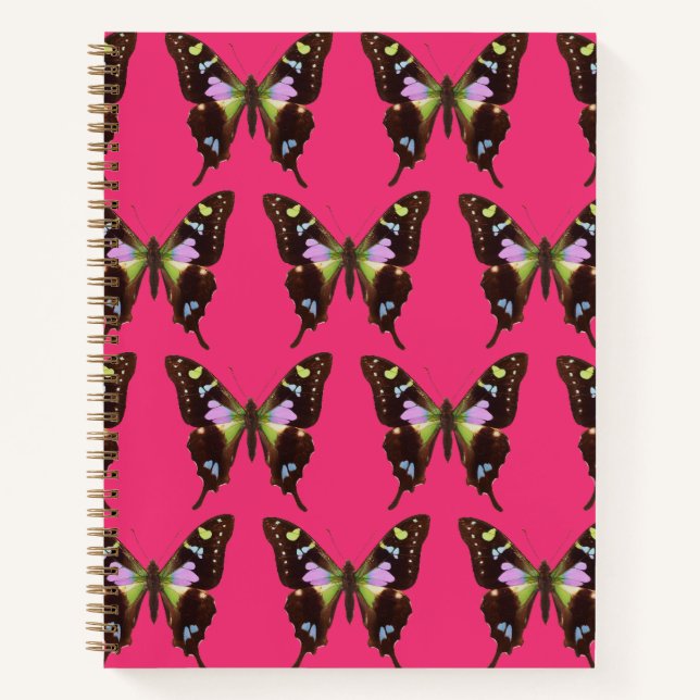The Pretty Butterfly Hardcover  Notebook (Front)