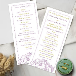 The Pretty Peony Floral Wedding Collection Program