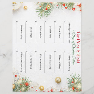 The Price is Right - 12 Days of Christmas Edition