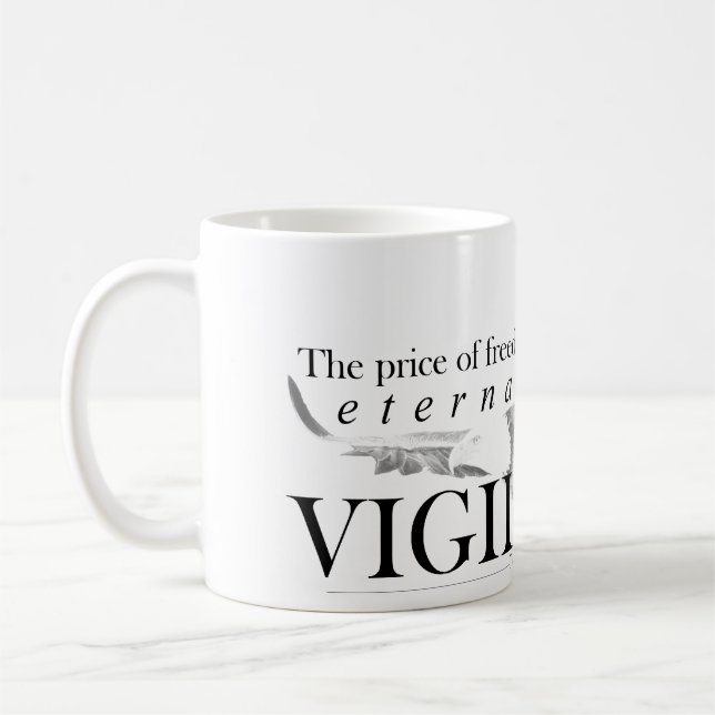 The price of freedom is eternal vigilance - Mug (Left)