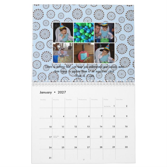 The Pricketts 2008 Calendar (Jan 2027)