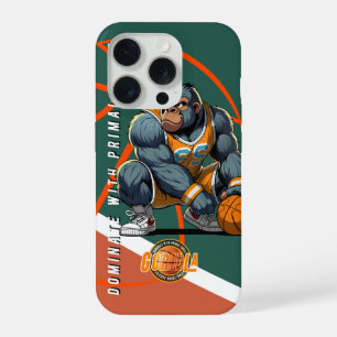 The Primal force of Basketball iPhone 15 Pro Case