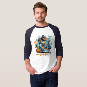 The Primal force of Basketball Men 3/4 Sleeve T-Shirt