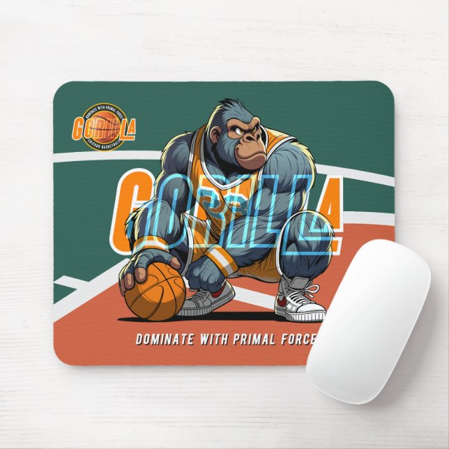  The Primal force of Basketball | Mousepad (With Mouse)