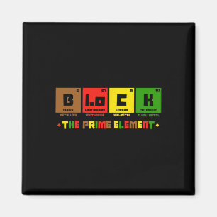 The Prime Element Black History Month Periodic Tab Magnet
