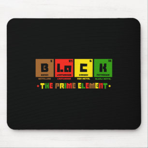 The Prime Element Black History Month Periodic Tab Mouse Pad