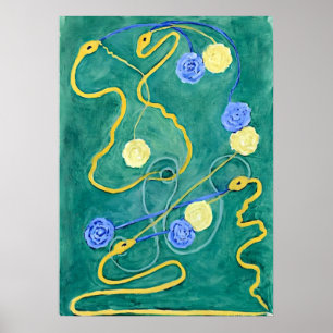 The Primordial Chaos by Hilma af Klint Poster