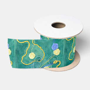 The Primordial Chaos by Hilma af Klint Satin Ribbon