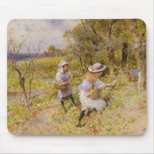 The Primrose Gatherers Mouse Pad