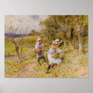 The Primrose Gatherers Poster