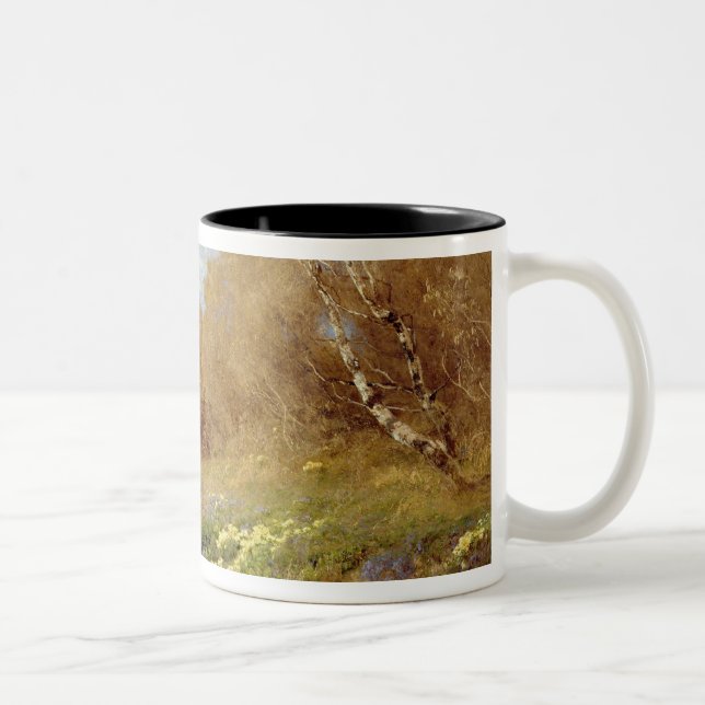 The Primrose Gatherers Two-Tone Coffee Mug (Right)