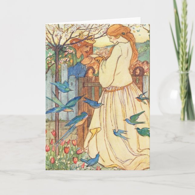 The Prince Greets His Princess To Be Greeting Card (Front)