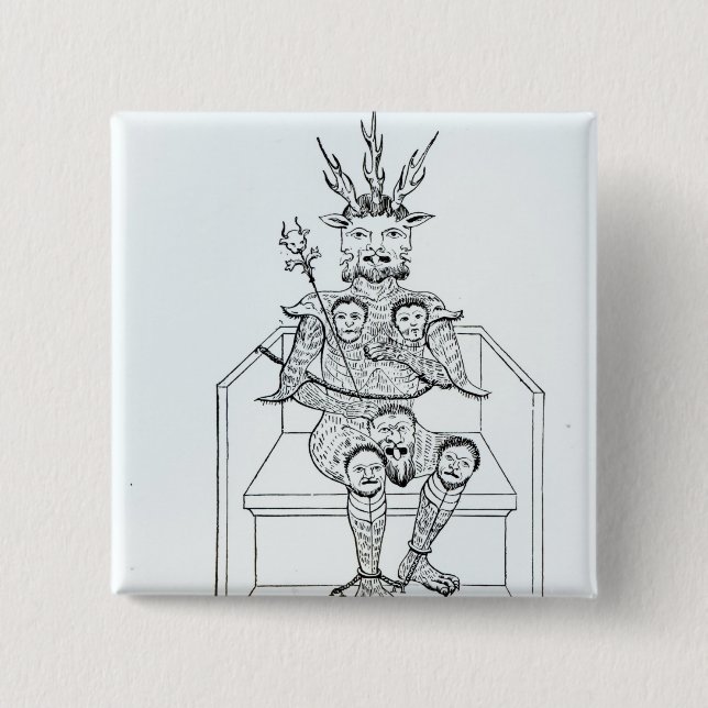 The Prince of Darkness 15 Cm Square Badge (Front)