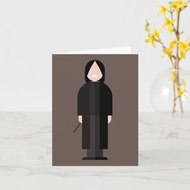 The Prince of Darkness – Rock Legend Greeting Card (Yellow Flower)