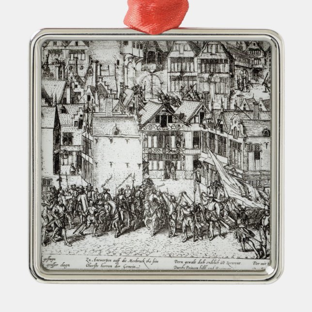 The Prince of Orange Metal Tree Decoration (Front)