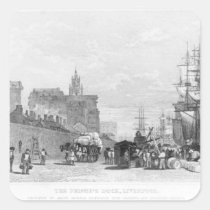 The Prince's Dock, Liverpool Square Sticker