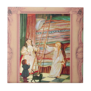 The Princess and Pea Hans Andersen   Ceramic Tile
