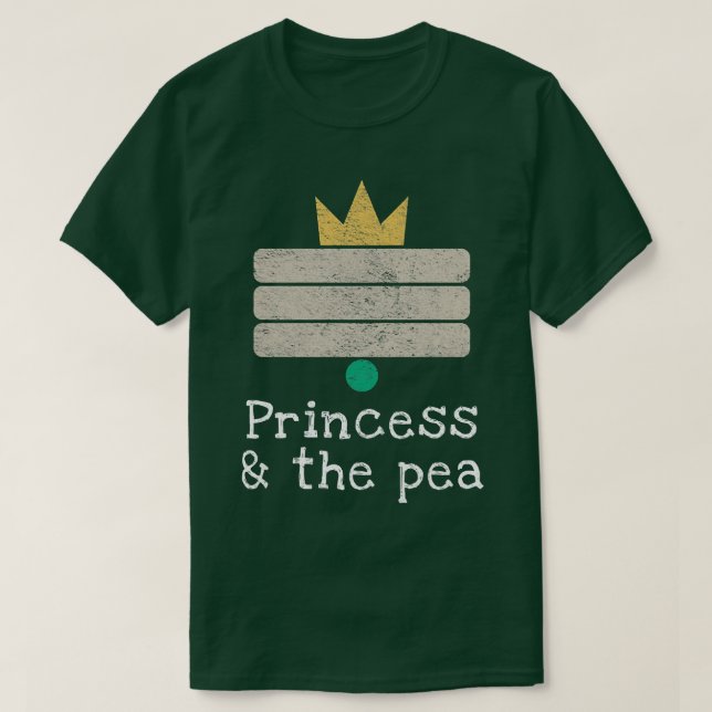 The Princess and the Pea Fairy Tale, Andersen, Min T-Shirt (Design Front)