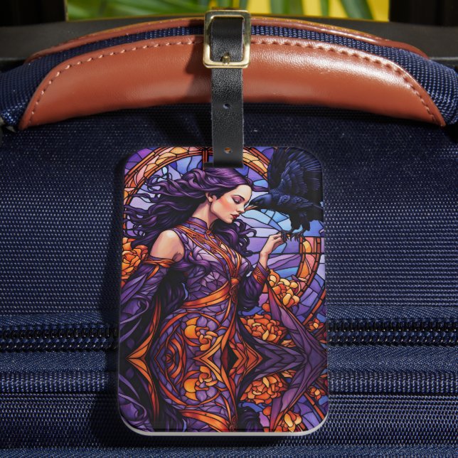 The Princess and the Raven Luggage Tag (Front Insitu 2)