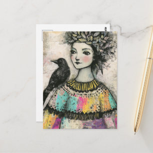 The Princess and the Raven Postcard