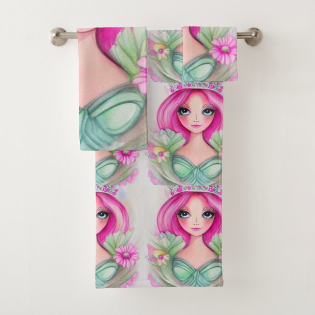 The Princess Collection Bath Towel Set (Insitu)
