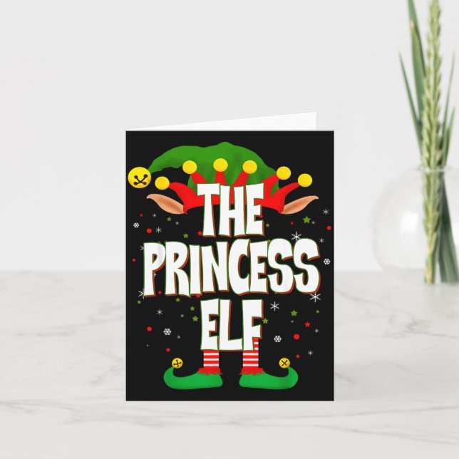 The Princess Elf Christmas  Card (Front)