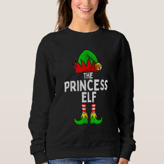The Princess Elf  Christmas Matching Family Sweatshirt